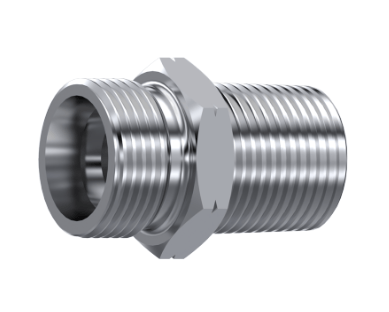 Rostfri NPT 1/4" - 10S (M18x1,5) hane inskruvningskoppling