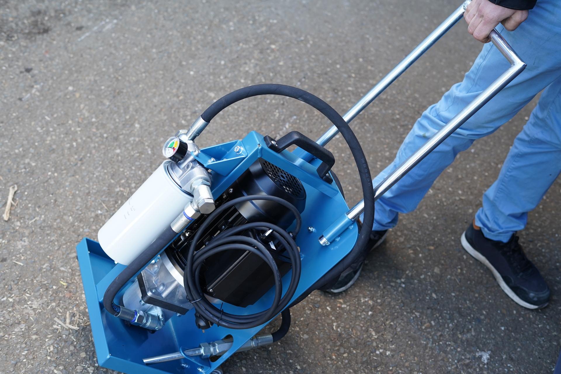 Bärbart filtersystem 15 l/min - 10 µm - 230V