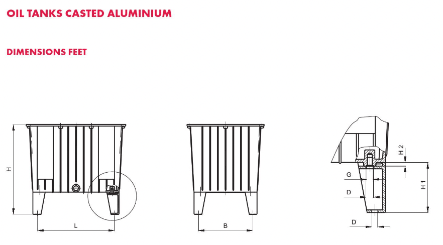 Aluminium hydrauliktank AB 30 liter – bild 4