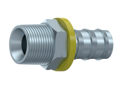 1/4" NPT push-lock presskoppling hane för 1/4" (DN06) slang