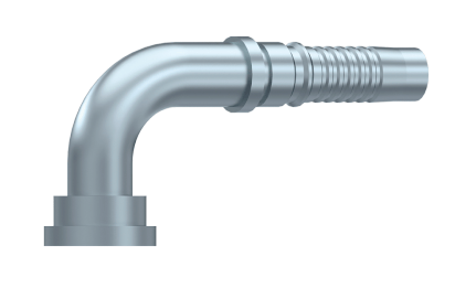 1"1/4 DN interlock presskoppling 90º SAE 63,5 mm 6000 PSI