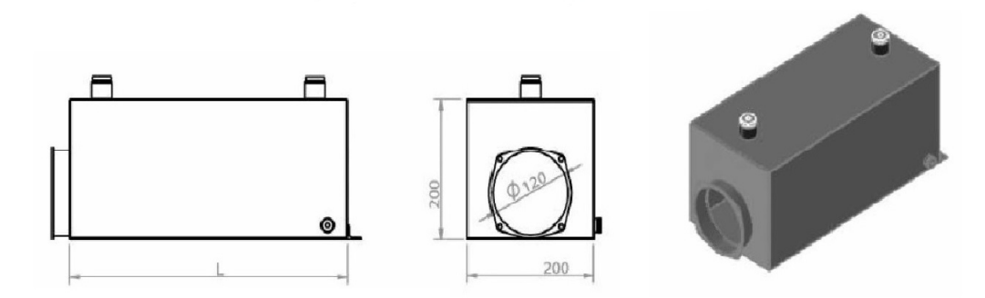 15 liter horisontell tank – bild 2