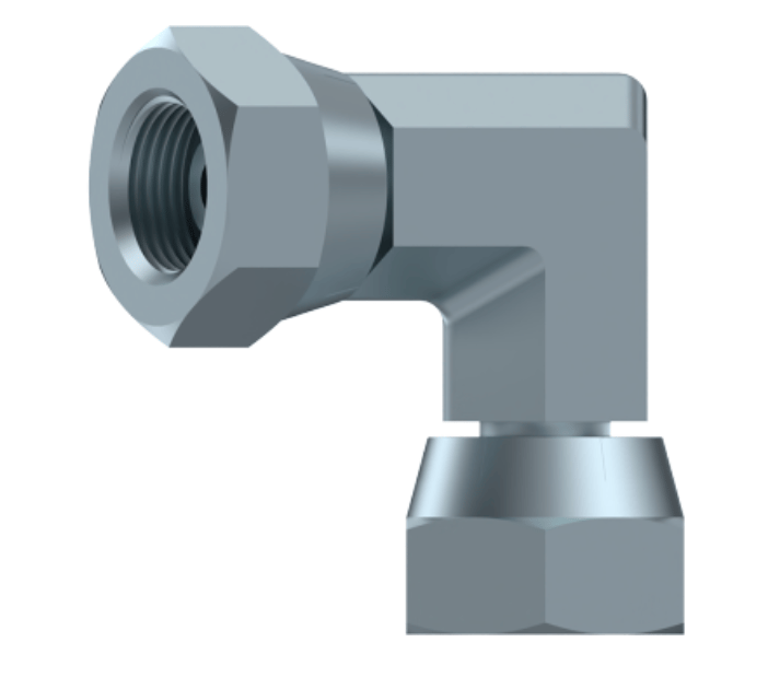 Vinkelkoppling justerbar 90º 3/8" BSP hona med svivel