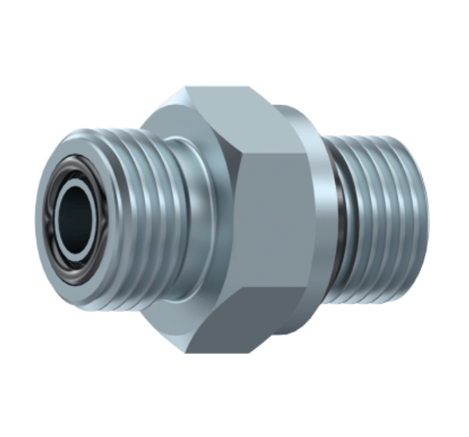 Metrisk ORFS inskruvningskoppling 9/16"-18h hane M12x1.5 hane