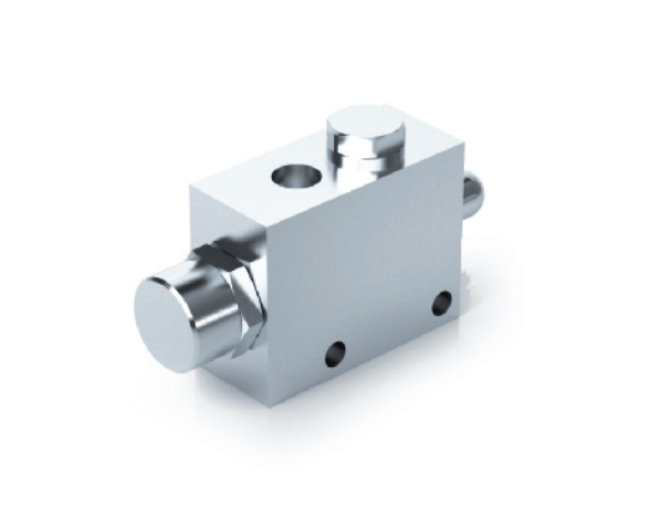 Hydraulisk ändlägesventil med backventil G 3/8" BSP normalt öppen