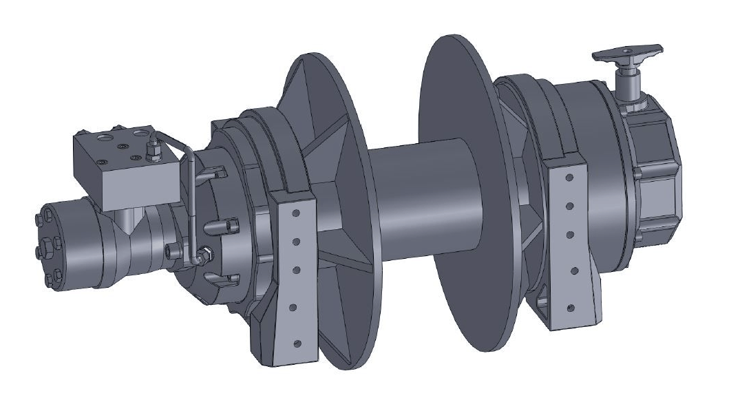 Hydraulisk dragvinsch GW HWV 6804kg – bild 4