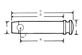 Toppstångssprint med diameter 25,4 mm, längd 162 mm – bild 2