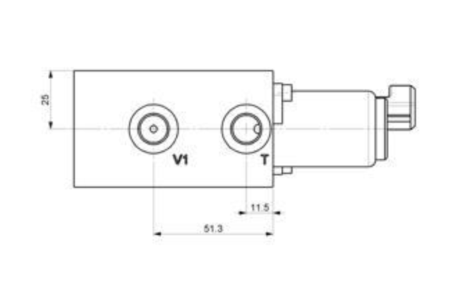 Reduceringsventil 1/4" 6 l/min 0-35 bar (24V) dubbel proportionell – bild 5