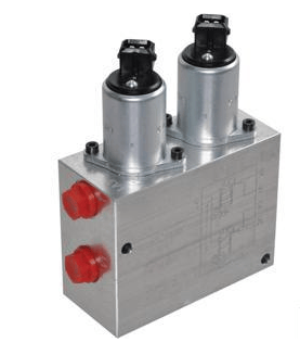 Reduceringsventil 1/4" 6 l/min 0-35 bar (24V) dubbel proportionell