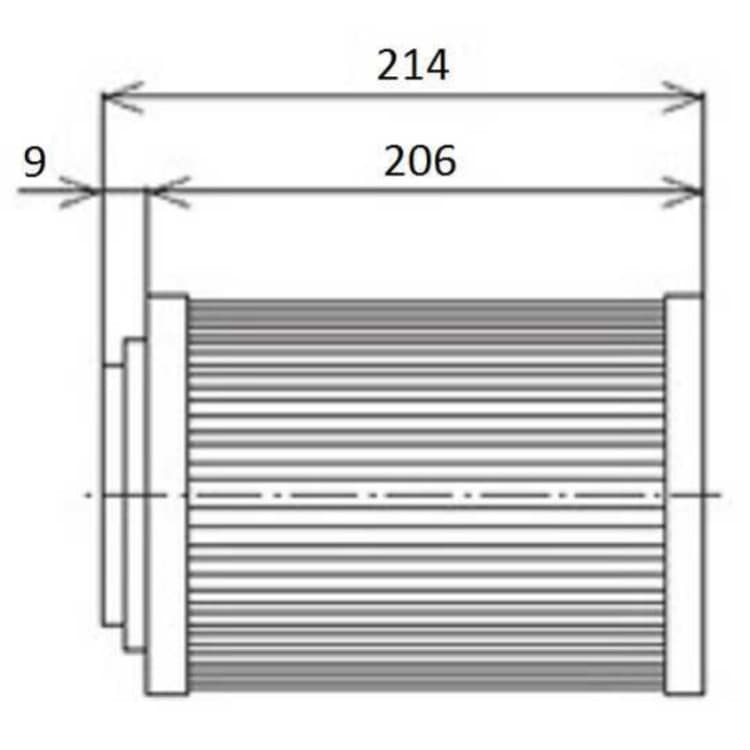 Hydrauliktank returfilter patron 250 L/min 25µ – bild 3