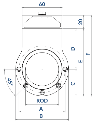Positionsgivare för hydraulcylinder med kolvstång 35mm – bild 4