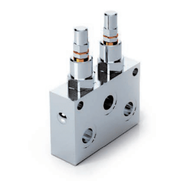 3/8" Dubbel tryckbegränsningsventil 2 x P-T serie VMPD