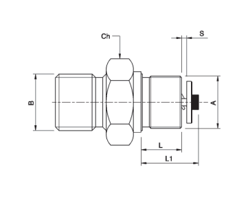 Slangbrottsventil adapter VUBA 3/8" BSP - 15L M22 x 1,5 – bild 3