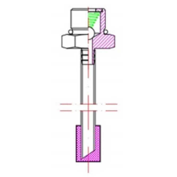 Handpump 25cc dubbelverkande med tryckskydd (tank montering) – bild 5