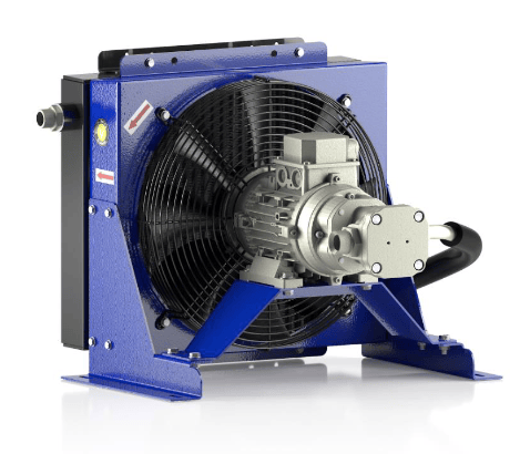 Kylenhet för hydraulolja | 38kW kyleffekt | 400V elmotor | inklusive pump