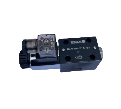 NG6 24V Cetop Elektrisk 4/2 riktningsventil - H-mittläge - tryck i B – bild 3