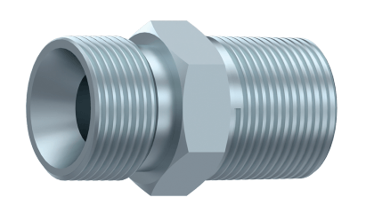 Adapter 1/8'' BSP - 1/8'' BSPT hane-hane storpack 250 st – bild 2