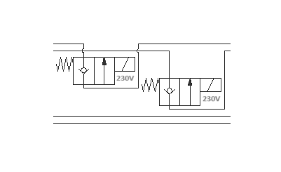 NG6 230V mellanventil NC 2/2-ventil i A och B – bild 2