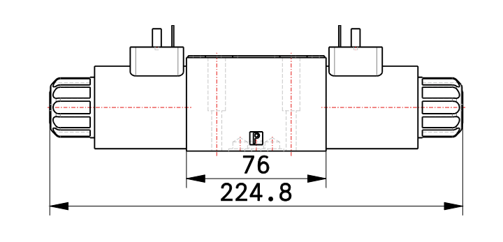 Parker NG6 12 VDC Cetop Elektrisk 4/3 riktningsventil | ABT Ansluten P Stängd | 350 bar – bild 4