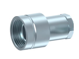 Kul-skruvsnabbkoppling 3/8" NPT 700 bar BG-mått 2 hona