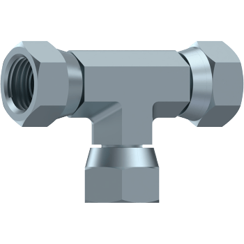 T-koppling justerbar 3/8" BSP hona med svivel
