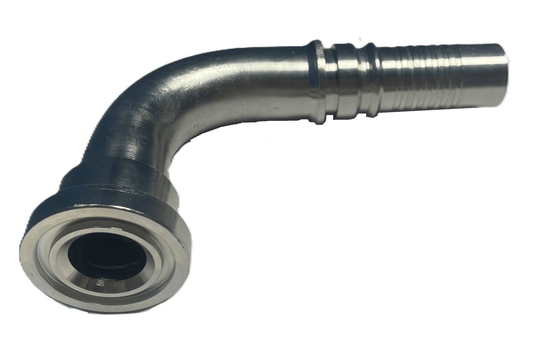 2" DN interlock presskoppling 90º SAE 79,4 mm 6000 PSI