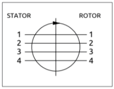 Roterande genomföring RC Ø60mm BSP 2x1/2" - 2x3/8" – bild 3