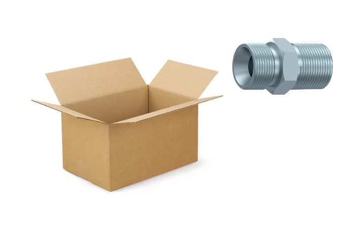 Adapter 1/8'' BSP - 1/8'' BSPT hane-hane storpack 250 st