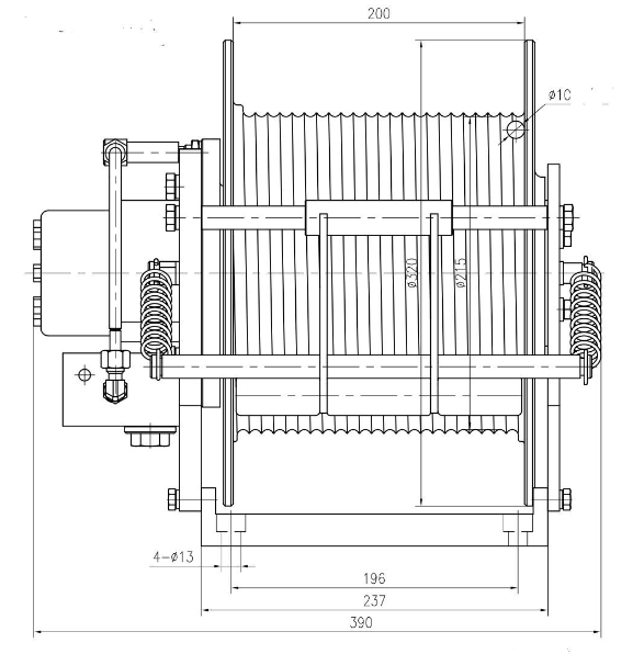 Hydraulisk lyftvinsch 900kg – bild 3