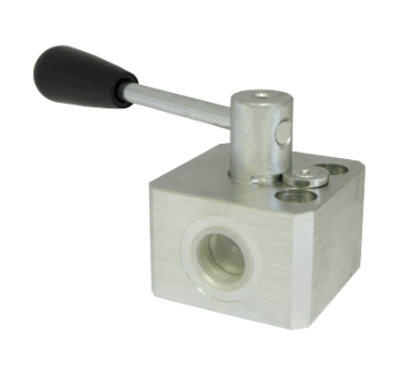 3-vägs högtryckskran 3/8" BSP | 60 l/min | 400 bar