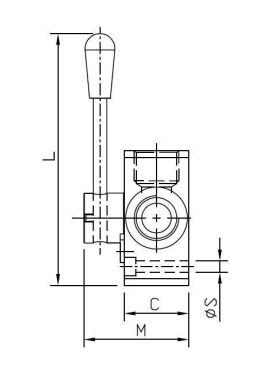 3-vägs högtryckskran 1/2" BSP | 90 l/min | 400 bar – bild 3