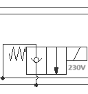 NG6 230V mellanventil NC 2/2-ventil anslutning P-T – bild 2