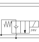 NG6 24V mellanventil NC 2/2-ventil anslutning P-T – bild 2
