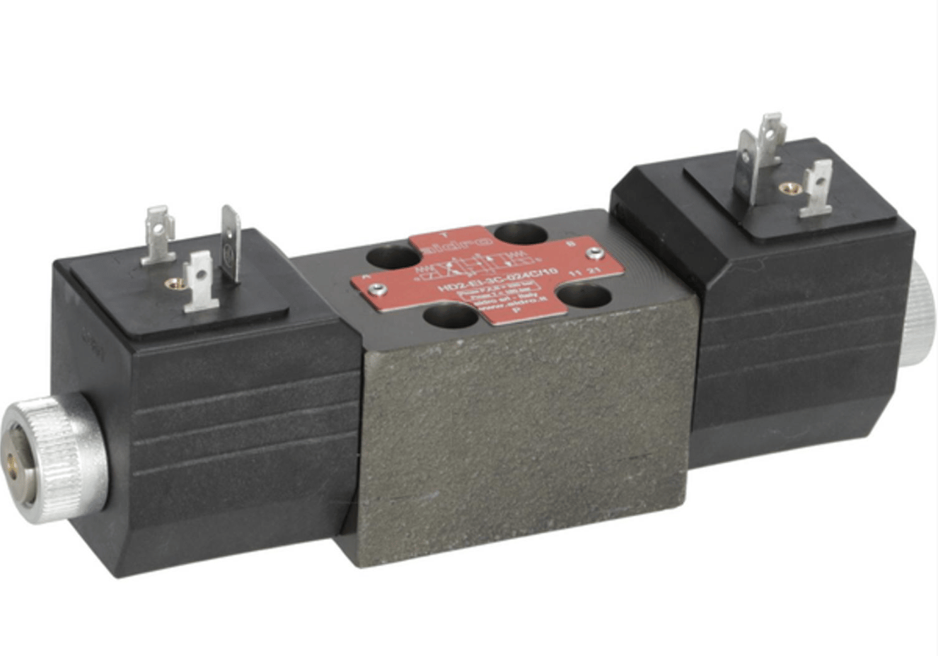 NG4 24V Cetop 02 elektrisk 4/3 riktningsventil ABT anslutna P stängd 320 bar