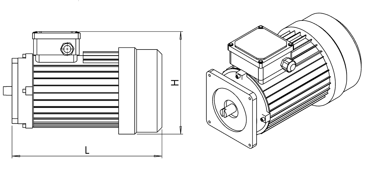 400V minihydraulaggregat motor 3kW – bild 2