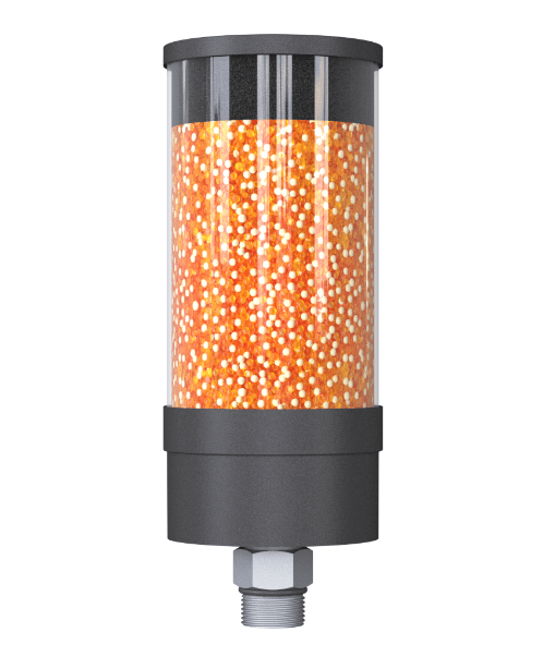 Avluftningsfilter Silikagel 1" BSP för hydrauliktank 100-400l med ventiler