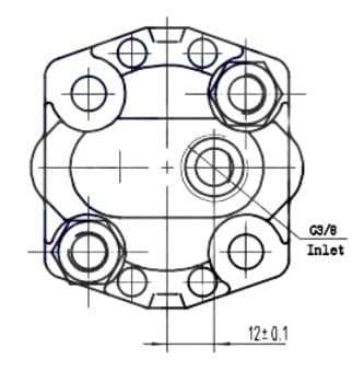 2,1 cc Kugghjulspump höger med 8 mm platt axel grupp 10 – bild 5