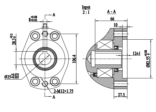 Hydraulisk svängkrans med två snäckhjul 1:86 utvändig diameter 480mm – bild 4