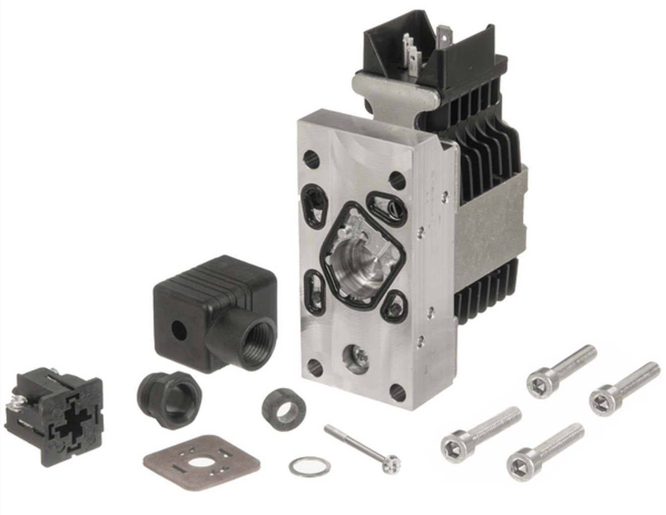 Danfoss PVEO på/av-magnet med LED - elektrisk manövrering för proportionalventil 12V