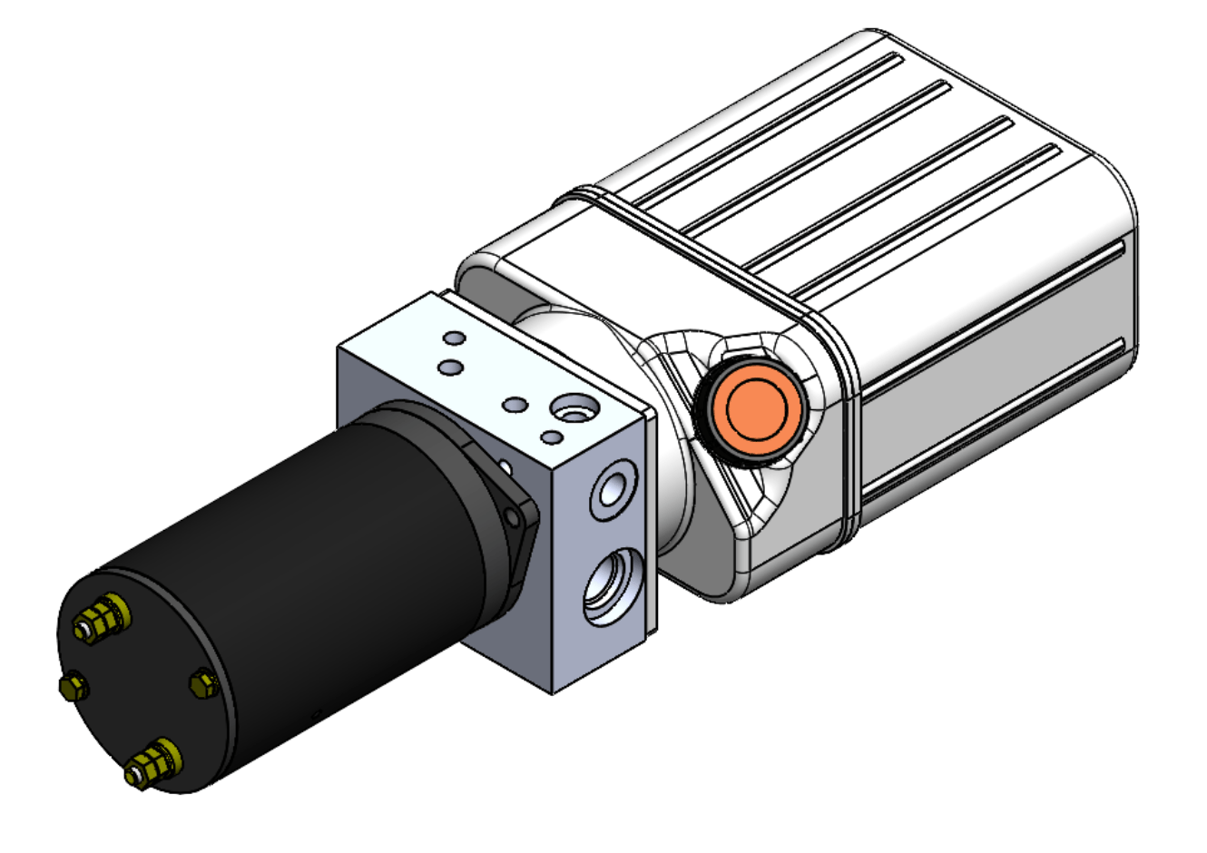 12V 0,8kW mikrohydraulaggregat enkelverkande krets – bild 2