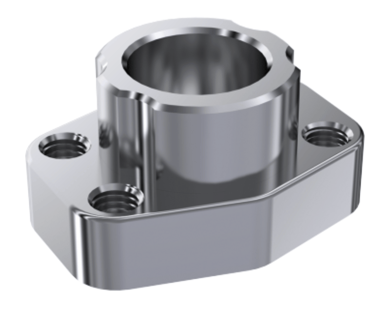 3"1/2 rostfri SAE svetsfläns hona | motfläns | Ø 103 mm | 3000 PSI