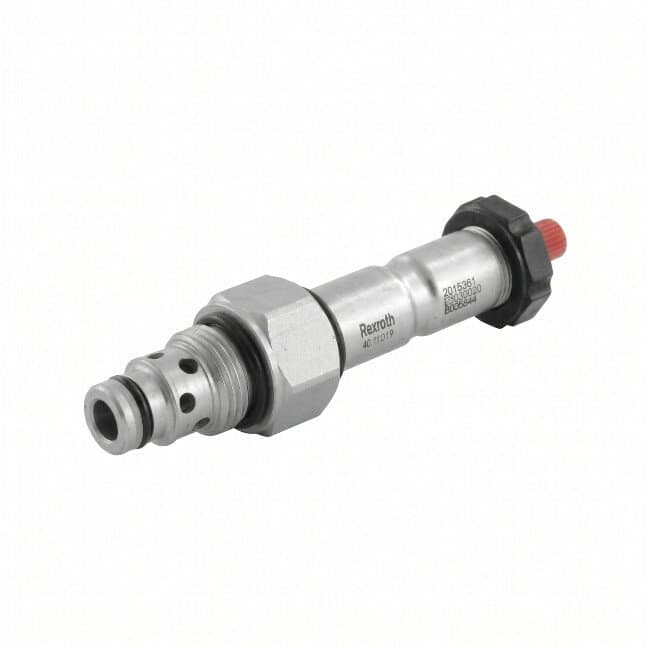Bosch Rexroth 2/2 NC patronventil | Bidirektionell läckagefri (2-sidig) + nödmanövrering | 70 l/min | Cavity CA-10A-2N