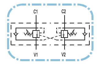 Dubbelverkande balanseringsventil VBCD 1/2" DE – bild 2