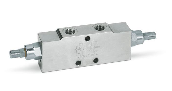 Dubbelverkande balanseringsventil VBCD 3/4" DE