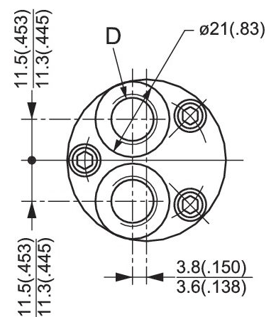 Danfoss orbitalmotor typ OML 8cc Ø16 – bild 2