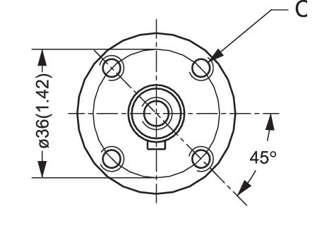 Danfoss orbitalmotor typ OML 8cc Ø16 – bild 4