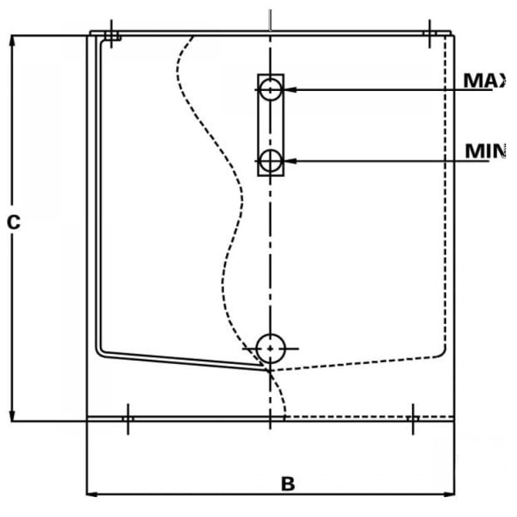 Stålhydrauliktank PSTM 300 liter komplett set – bild 3