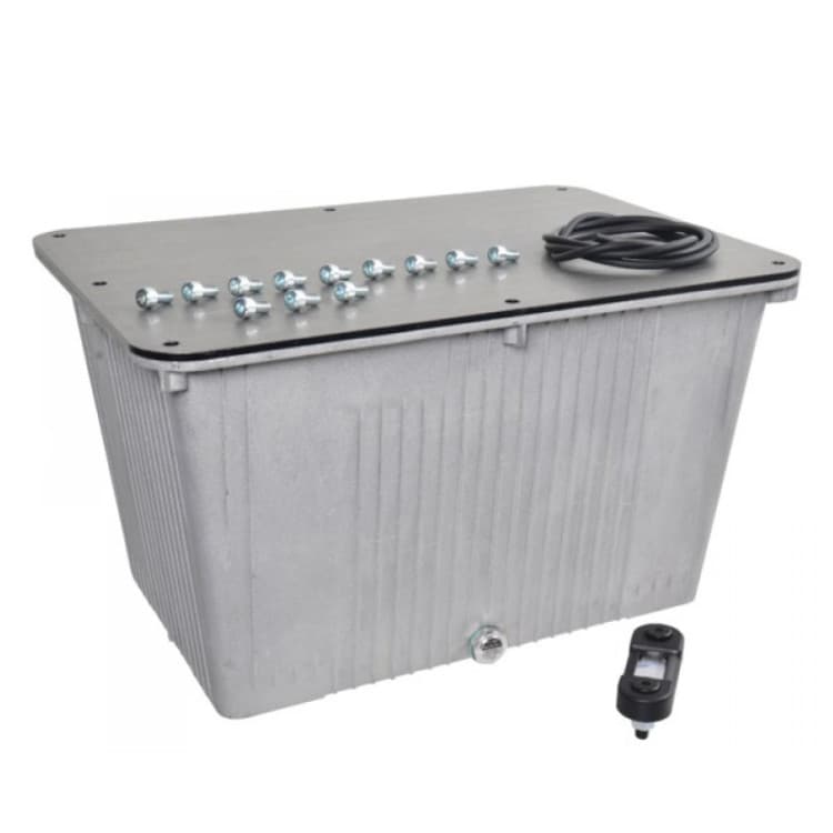Aluminiumhydrauliktank NG 30 liter komplett set