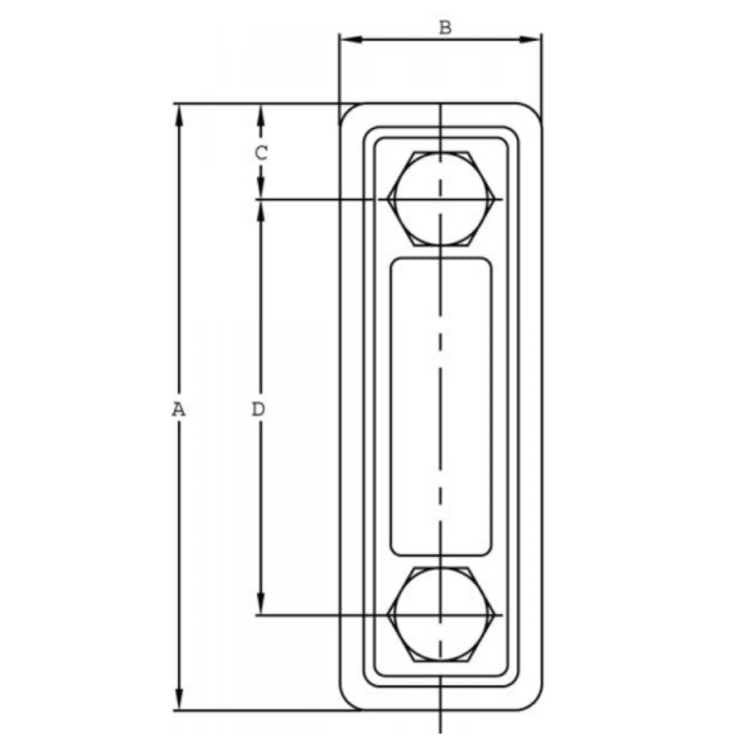 Nivåglas anslutning M10, längd 127 mm (LVA-SA) – bild 2