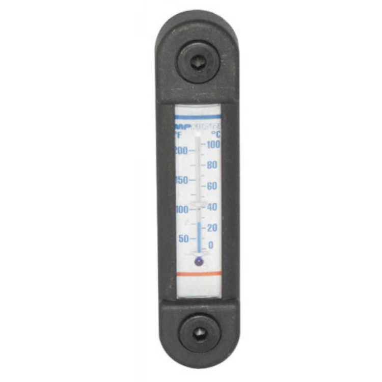 Nivåglas med termometer, anslutning M10, längd 76 mm (LVA-TA)